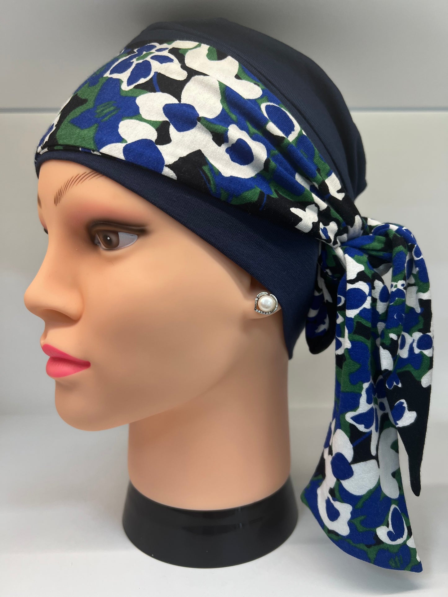 Bandana Salin Blu Fantasia Azzurro Bianca