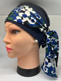 Bandana Salin Blu Fantasia Azzurro Bianca