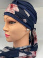 Bandana Salin – Morbida Viscosa Blu Rosa