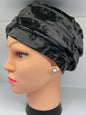 Turbante Alyssia – Morbida Viscosa Grigio Nera
