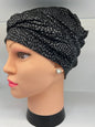Bandana Annabel – Morbida Viscosa Nero Grigia