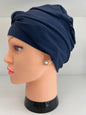 Bandana Annabel – Traspirante Cotone Blu Navy